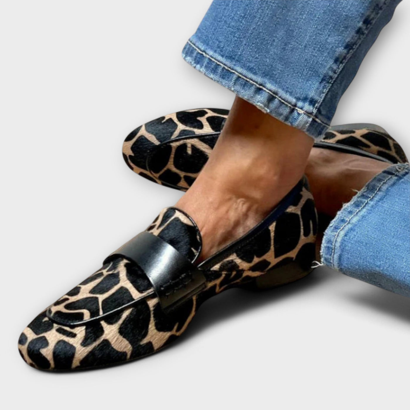 Benthe | Orthopedic Leopard Moccasin