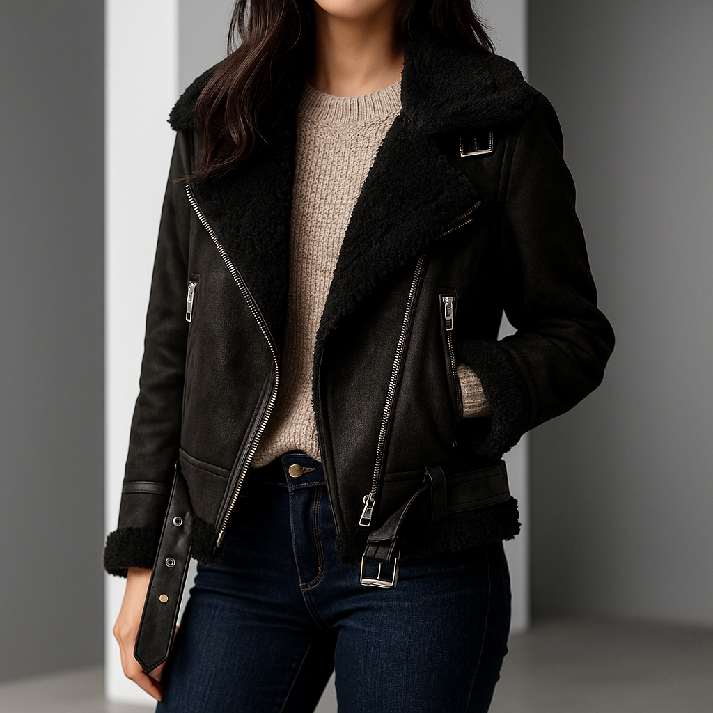 Anna | Vinterdrøm Shearlingjakke