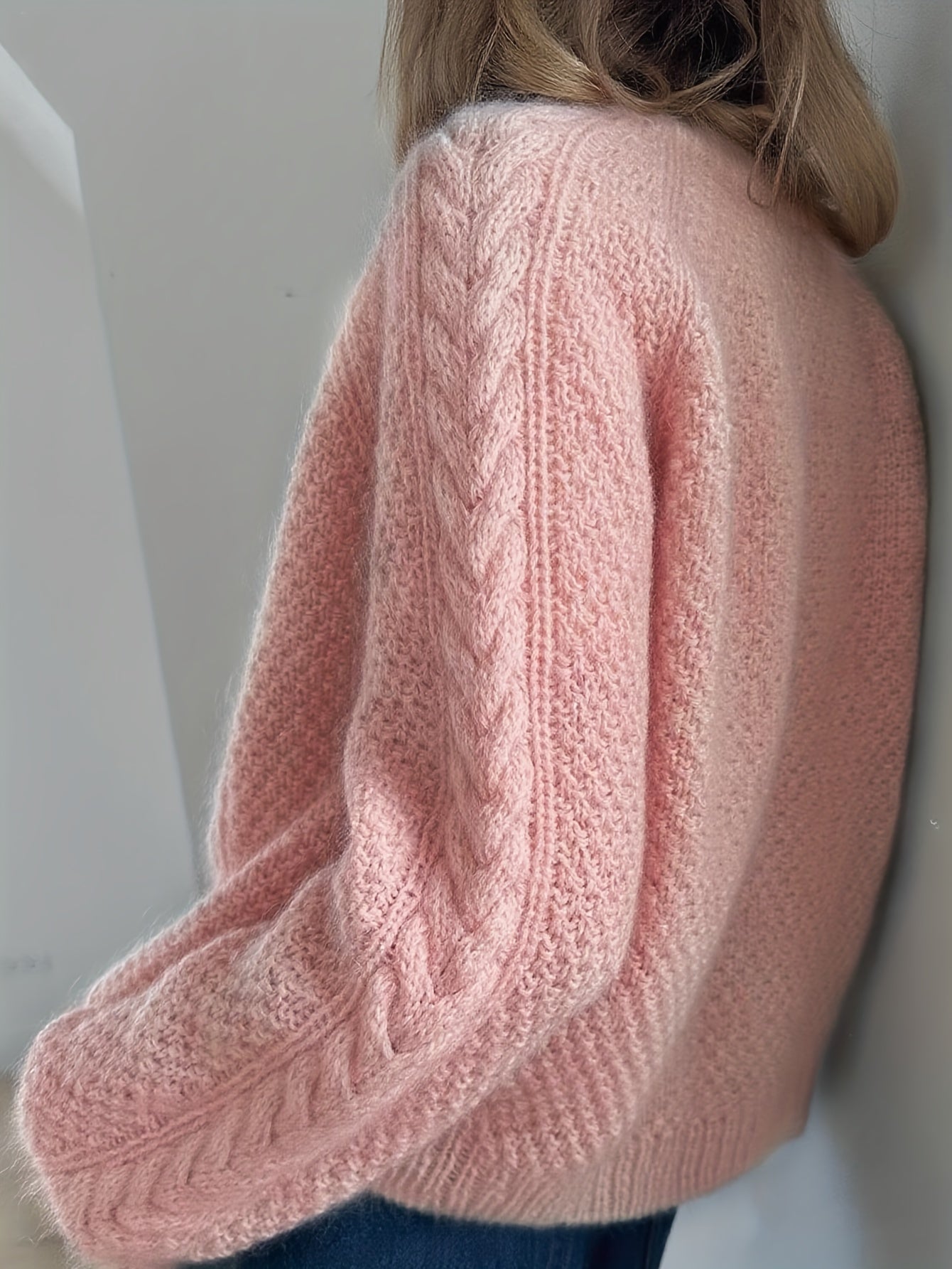 Ljosine | Kabelstrikket Cardigan Med Knapper