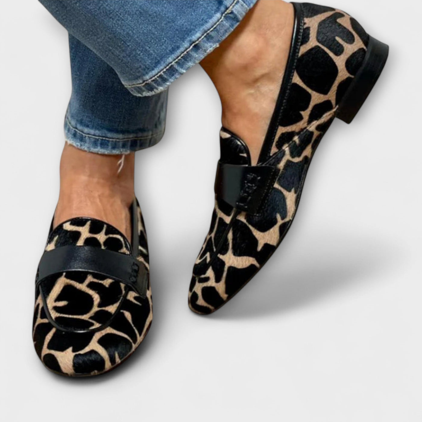 Benthe | Orthopedic Leopard Moccasin