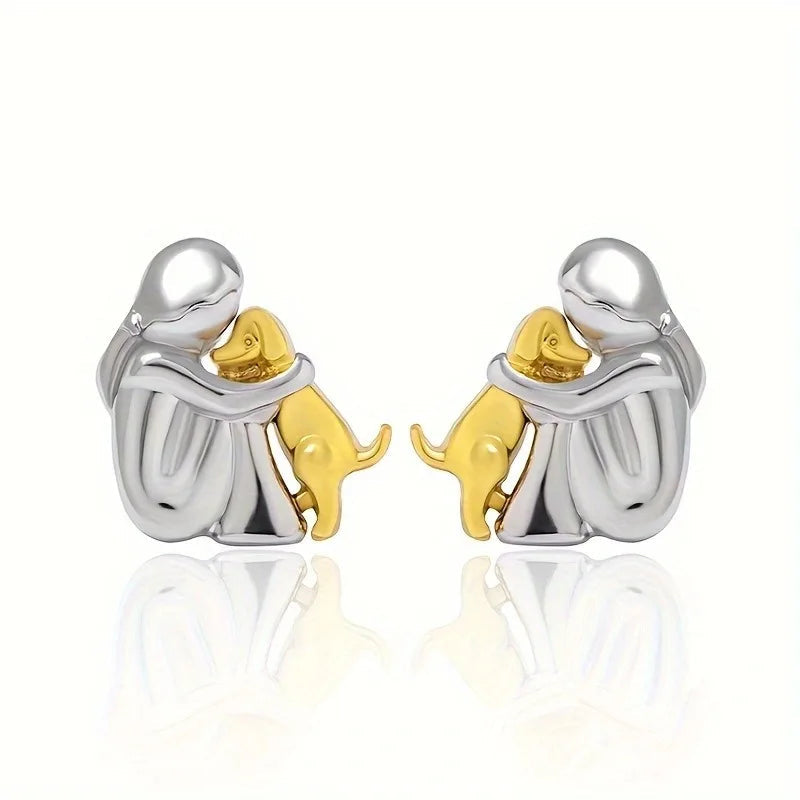 Boucles d’Oreilles Hug Argent & Or