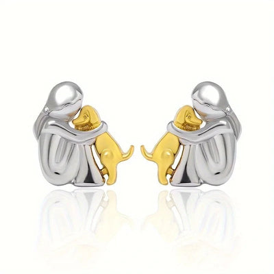 Boucles d’Oreilles Hug Argent & Or