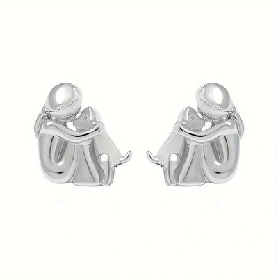 Boucles d’Oreilles Hug Argent & Or