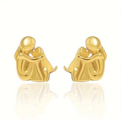 Boucles d’Oreilles Hug Argent & Or