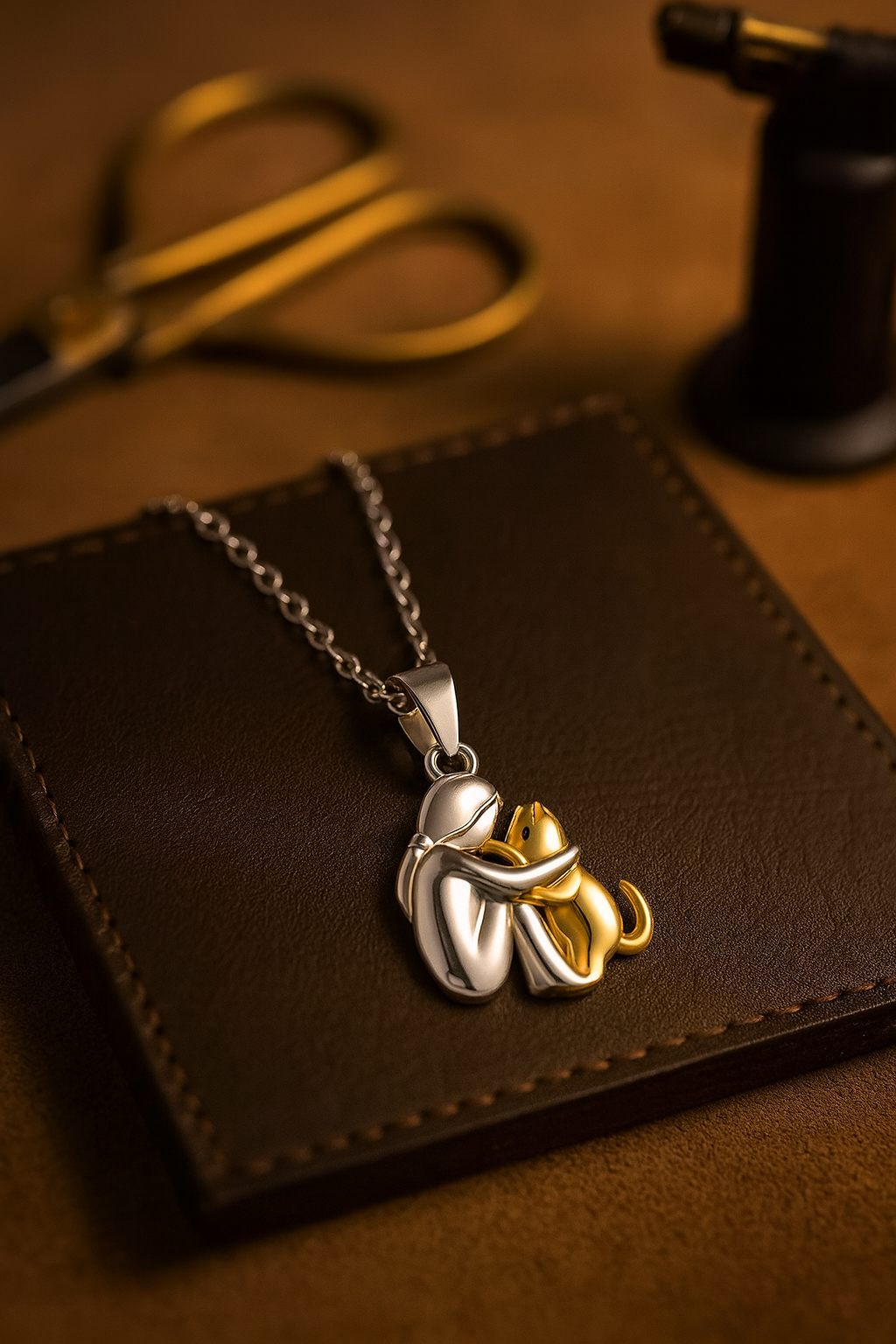 Lysning | Halskjede med katteanheng