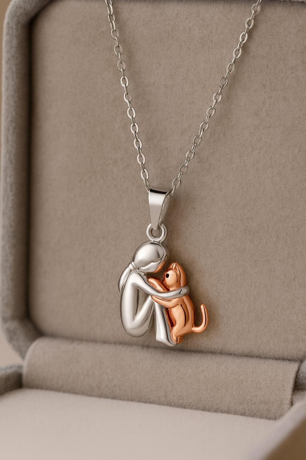 Lysning | Halskjede med katteanheng