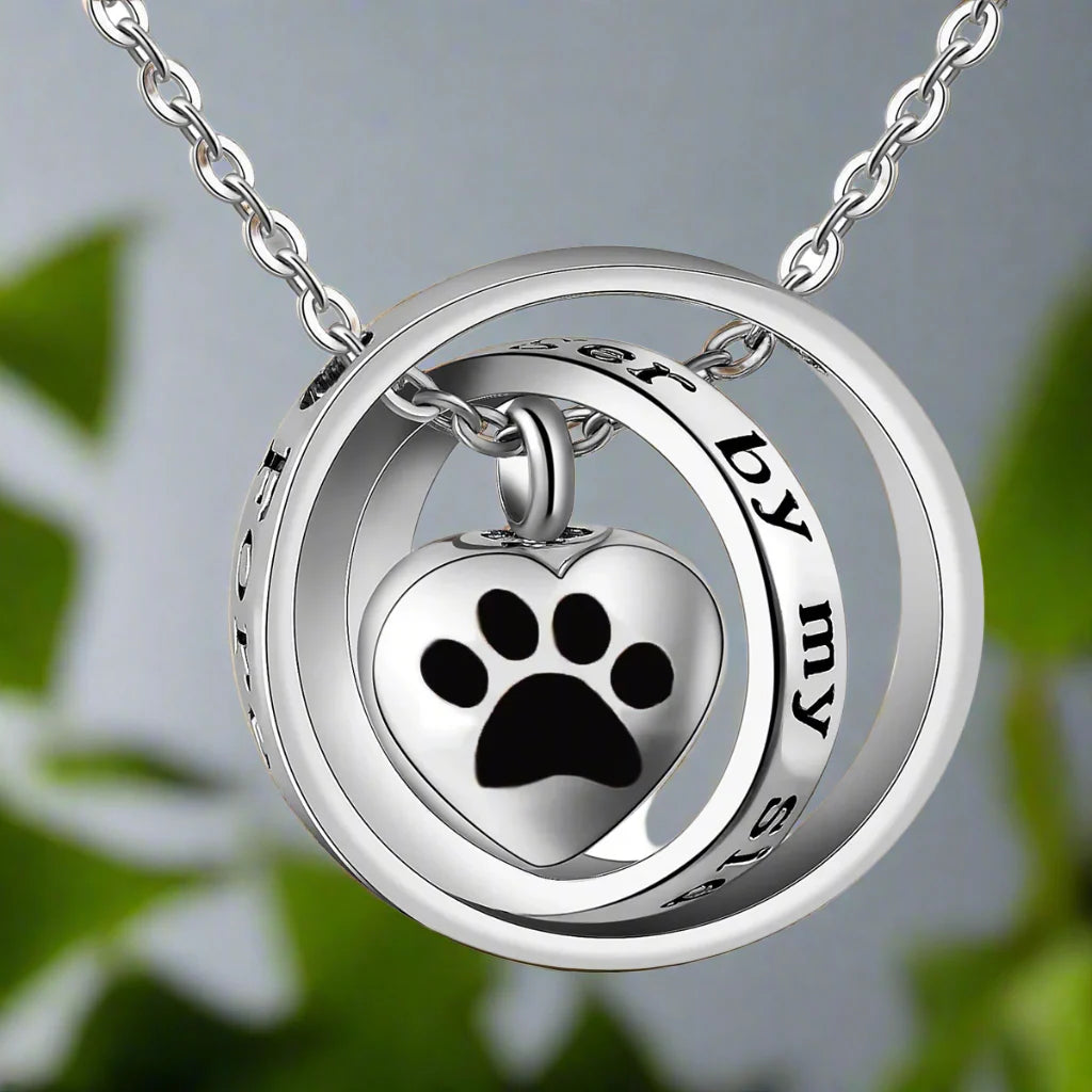 Collier souvenir patte de chien