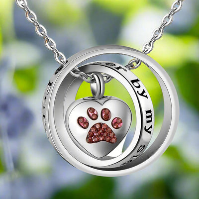 Collier souvenir patte de chien