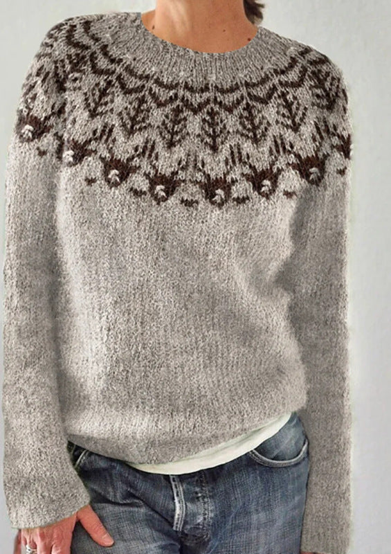 Kari | Langermet Crew Neck Genser