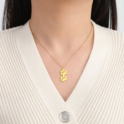 Elin | Min Pälsvän – Halsband med Tassavtryck