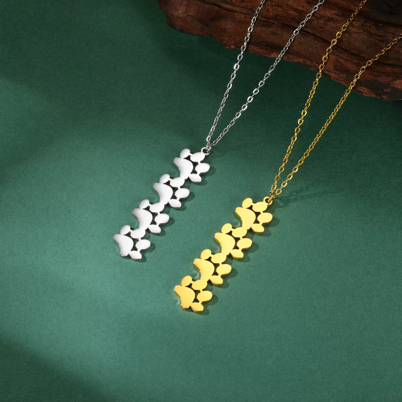 Elin | Min Pälsvän – Halsband med Tassavtryck