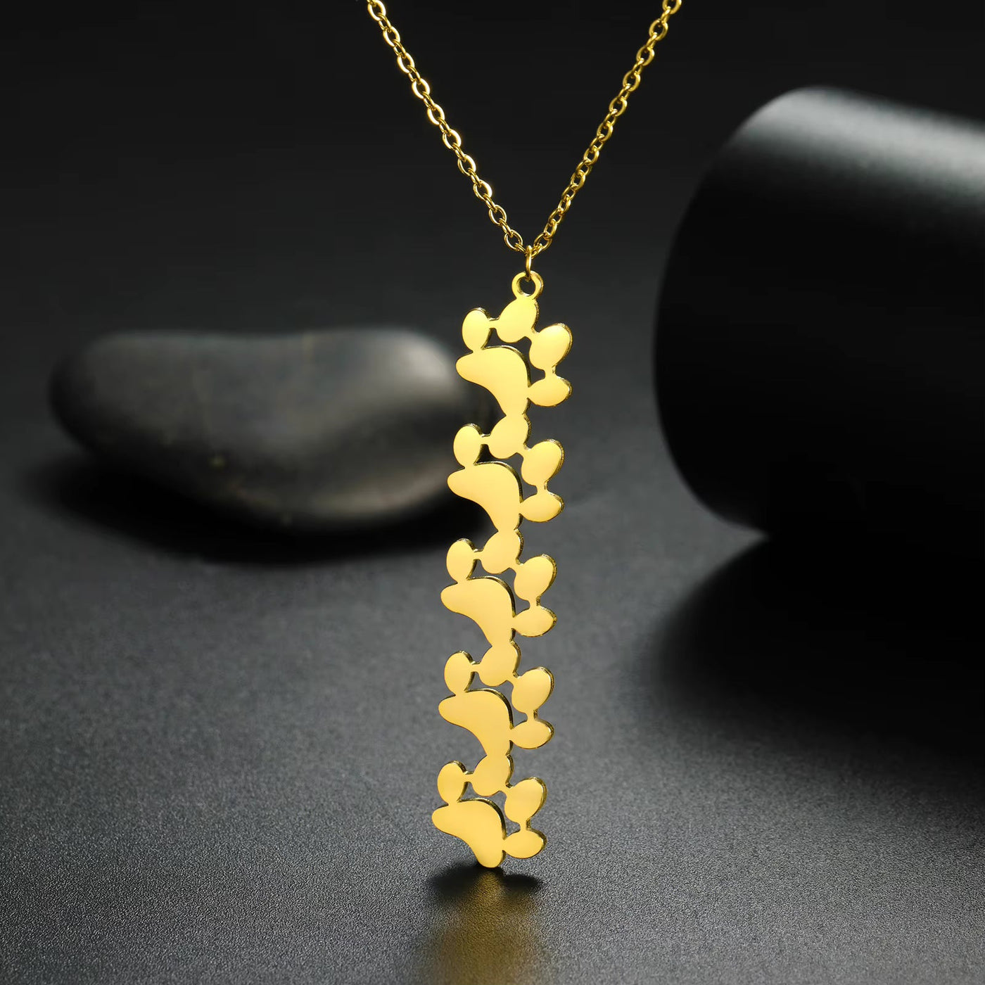 Elin | Min Pälsvän – Halsband med Tassavtryck