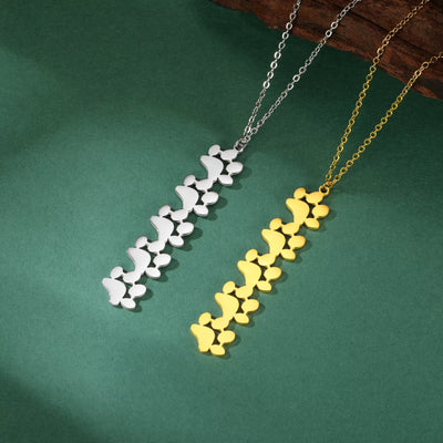 Elin | Min Pälsvän – Halsband med Tassavtryck