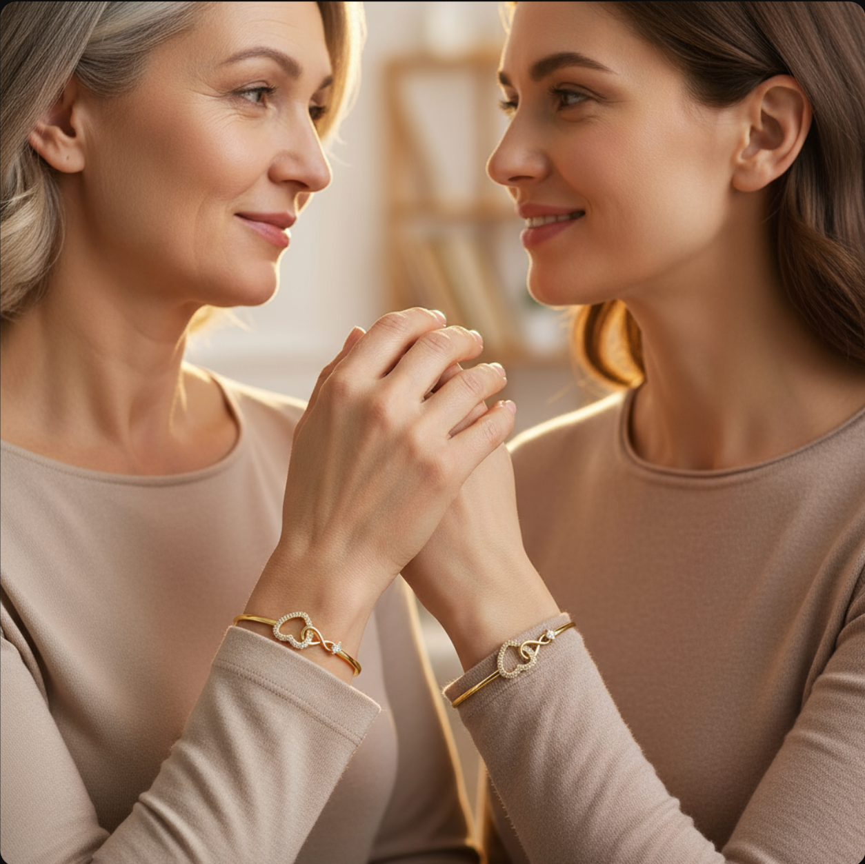 Hjertebånd | Mor-datter-armbånd